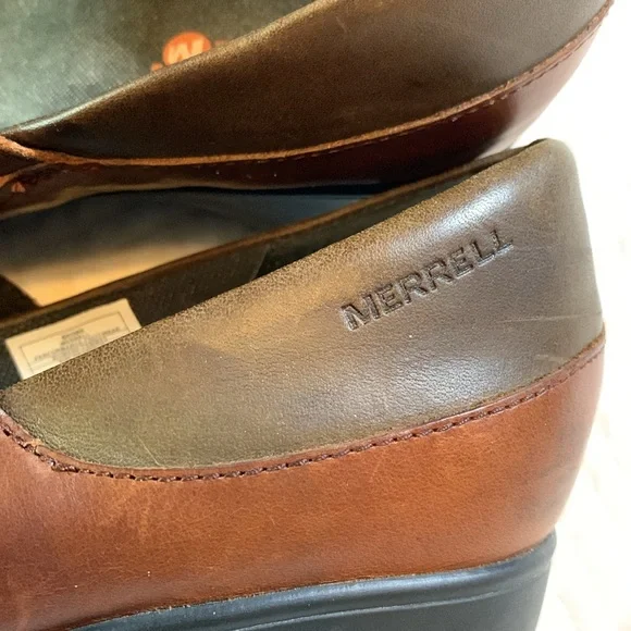Merrell Veranda Emme J69042 Brown Leather Mary Jane Shoes, Womens 8.5 - Picture 13 of 16